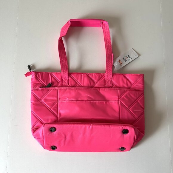 Lug Skyliner Tote Bag Magenta - Neon Hot Pink - Picture 12 of 13